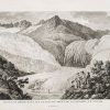 Gravure ancienne du Rhône - Glaciers