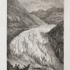 Gravure ancienne de Grindelwald - Suisse