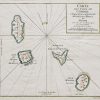 Carte marine ancienne - Îles Comores
