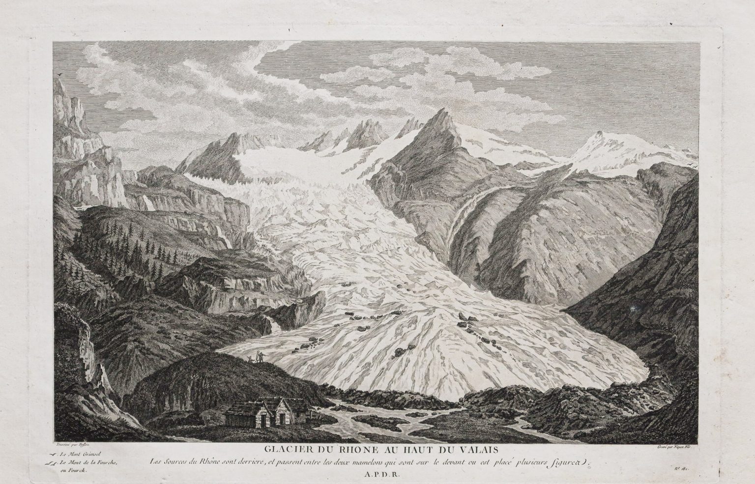 CDV Garcin circa 1875. Route du Simplon. Diligence. Suisse