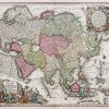 Carte géographique ancienne de l’Asie