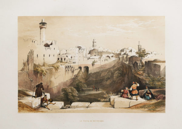 Lithographie ancienne - Israël