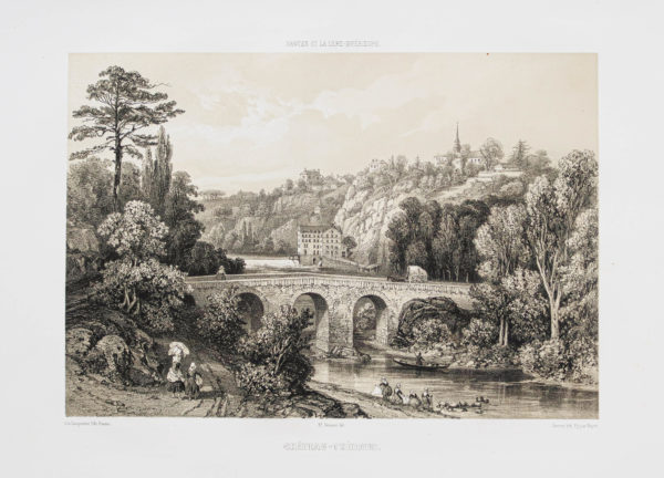 Lithographie ancienne - Château-Thébaud