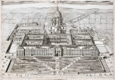 Gravure ancienne - Hôtel des Invalides