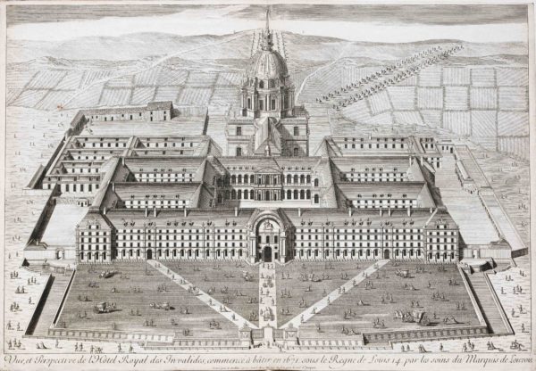 Gravure ancienne - Hôtel des Invalides