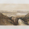 Lithographie ancienne - Vallée du Jourdain