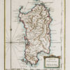 Carte marine ancienne - Sardaigne