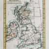Carte marine ancienne - Iles Britanniques