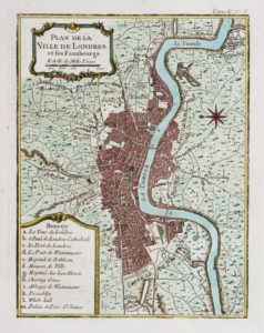 Plan ancien de Londres