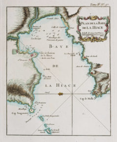 Carte marine ancienne d’Ajaccio - La Hiace