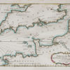 Carte marine ancienne de la Manche