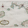 Carte marine ancienne de Naples