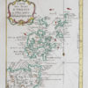 Carte marine ancienne des Îles Orcades