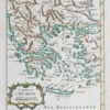Carte ancienne – Archipel des Cyclades