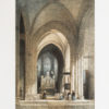 Lithographie ancienne – Eglise de Nantes