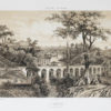 Lithographie ancienne – Viaduc de Clisson