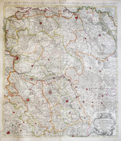 Carte ancienne - Duché de Brabant
