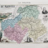 Carte ancienne de la Haute Savoie