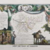 Carte géographique ancienne du Tarn et Garonne