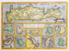 Carte ancienne des Îles grecques