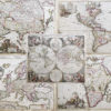 Cartes géographiques anciennes du monde et des continents