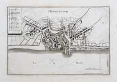 Plan ancien de Honfleur