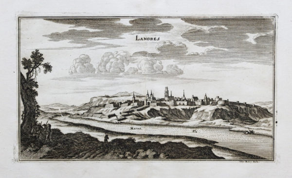 Gravure ancienne de Langres