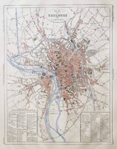 Plan ancien de Toulouse