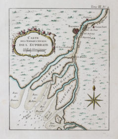 Carte ancienne - Embouchure de l’Euphrate - Bassora