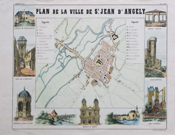 Plan ancien de Saint-Jean d’Angely