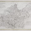 Carte géographique ancienne - Haute Saxe