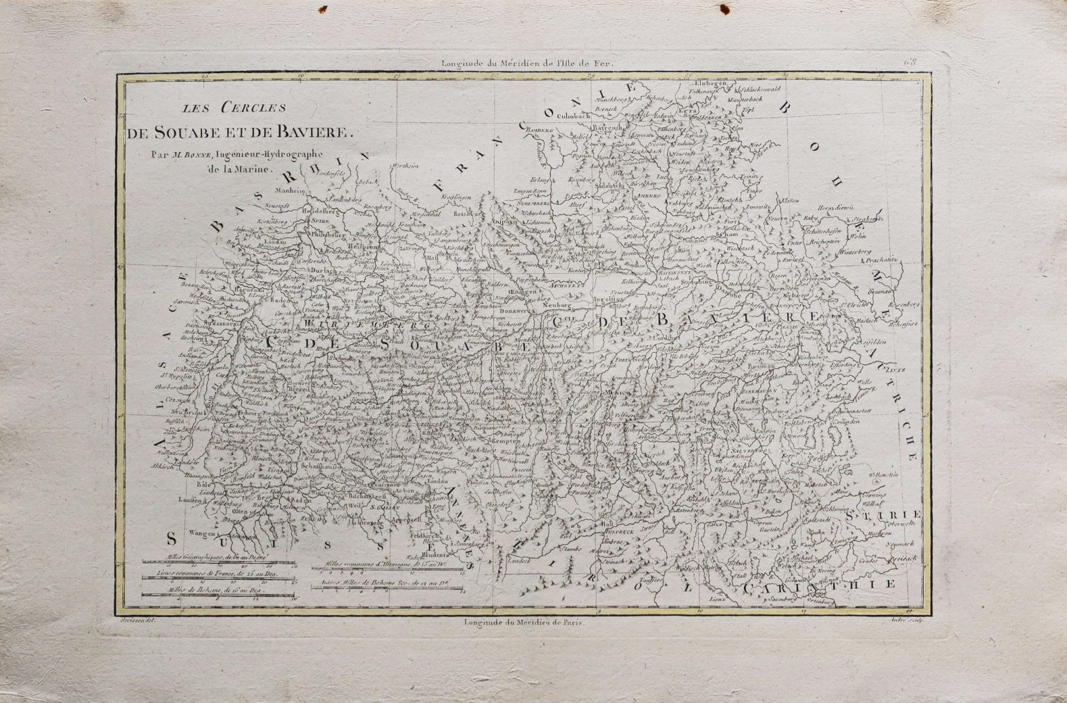 Carte Ancienne De La Bavière Nord - Franconie Haute, Basse, Moyenne - 1900 - Allemagne