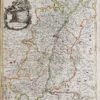 Carte géographique ancienne de l’Alsace