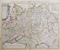Carte géographique ancienne de Moscovie
