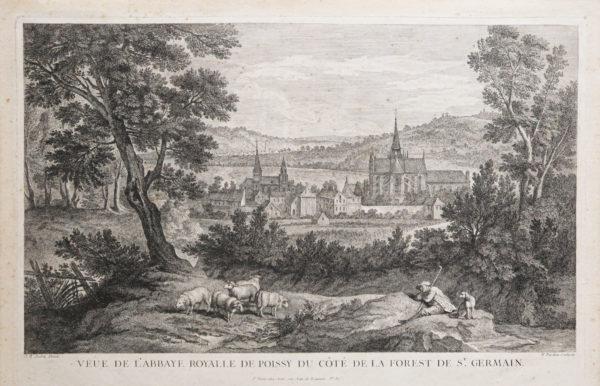 Vue de l’Abbaye de Poissy