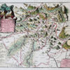 carte ancienne des cevennes geographie