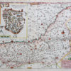 Carte géographique ancienne du Diocèse de Sarlat - Périgord