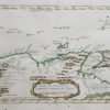 Carte géographique ancienne de Caracas