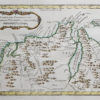 Carte géographique ancienne du Venezuela