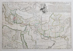 Carte ancienne de l’Empire d’Alexandre - Moyen-Orient