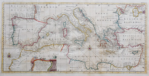 Carte marine de la Méditerranée