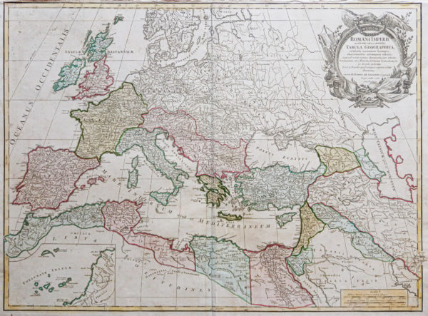 Carte ancienne de l’Empire Romain