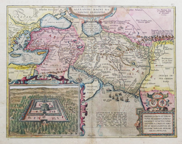 Carte géographique ancienne - Empire d’Alexandre