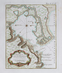 Plan ancien de la Baie de Zapata