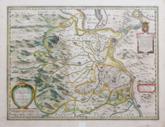 Carte géographique ancienne du Venaissin - Orange