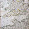 Carte géographique ancienne de la Manche