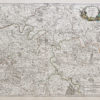 Carte géographique ancienne - Environs de Paris