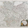 Carte géographique ancienne - Basse Saxe