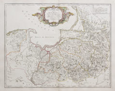 Carte géographique ancienne - La Prusse