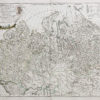 Carte géographique ancienne de la Russie